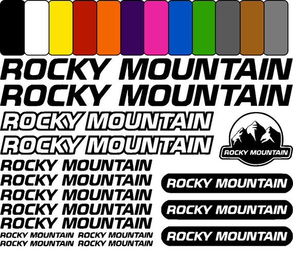 ROCKY MOUNTAIN Bicycle Frame Sticker Set Satz Aufkleber Fahrrad Sport Mtb Tuning Ensemble D autocollants De Cadre De Velo Reglage Stickers Etsy