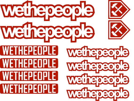 Wethepeople frame shop stickers