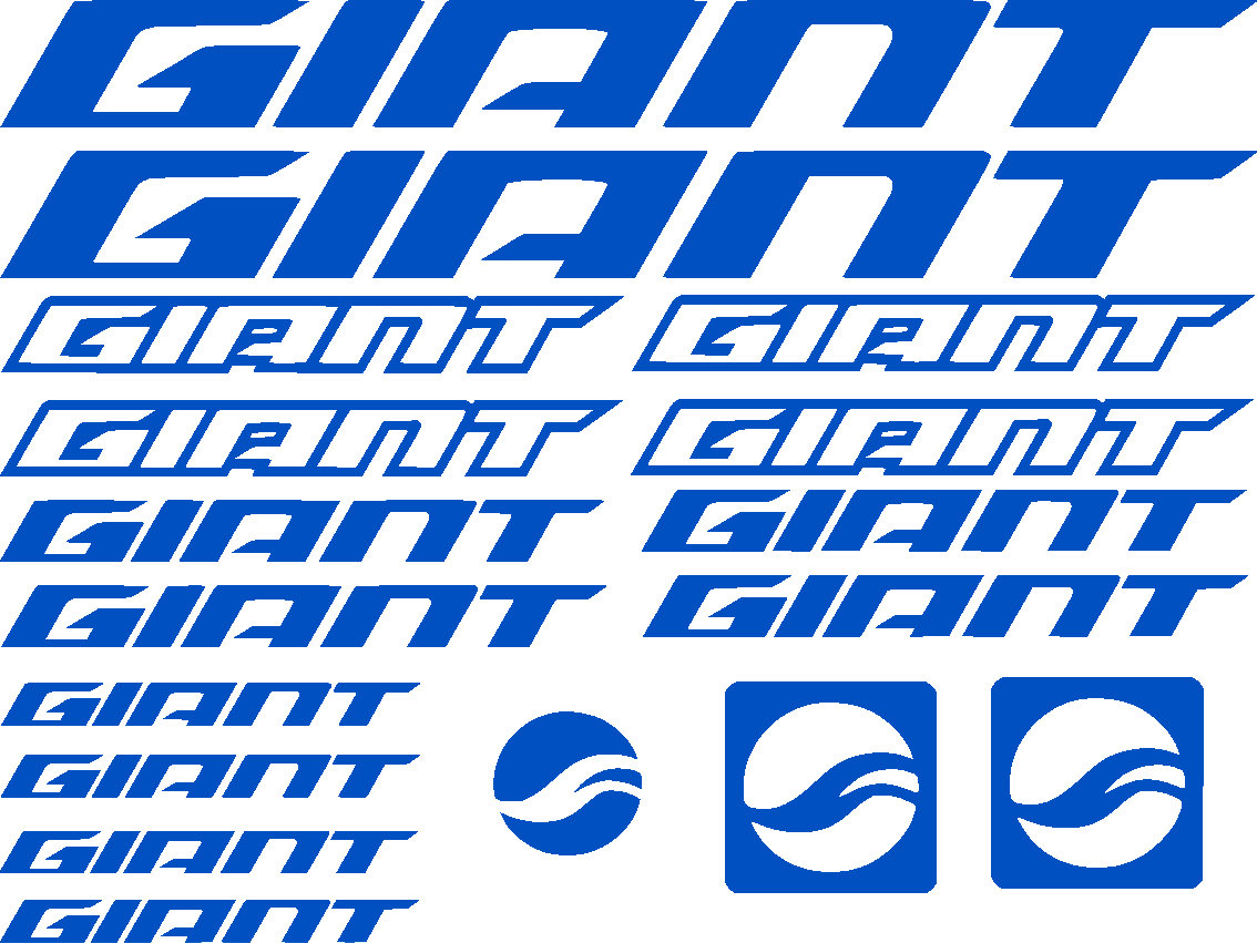 GIANT Bicycle Frame Sticker Set Satz Aufkleber Fahrrad Sport Mtb Tuning