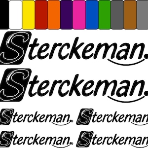 sterckeman motorhome car sticker set Satz Aufkleber Wohnmobil camper adesivo autocollant camping-car