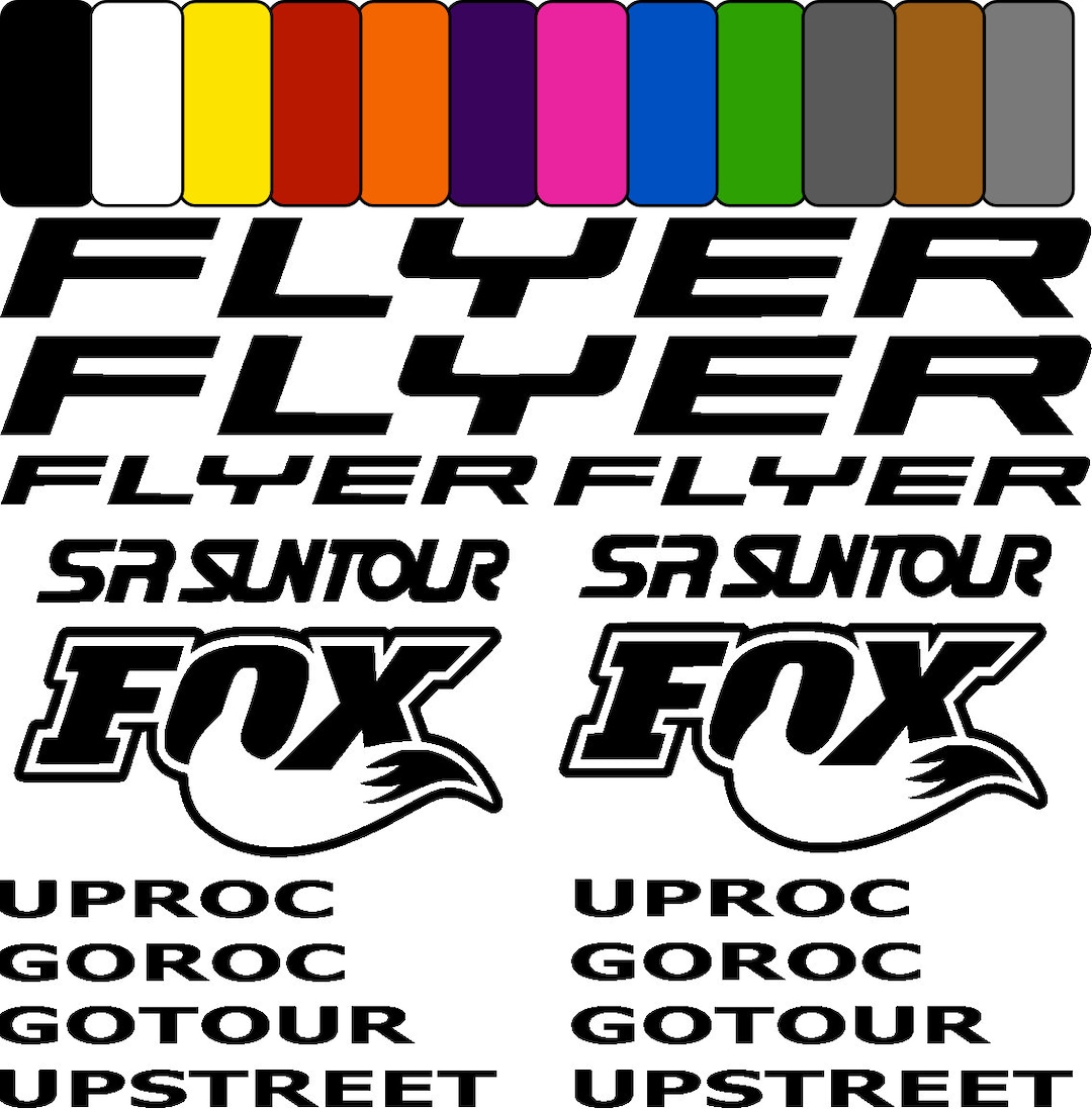 Flyer Electric Bicycle Frame Sticker Set Satz Aufkleber Fahrrad Sport Mtb  Tuning Ensemble D'autocollants De Cadre De Vélo Réglage Stickers - Etsy  Sweden, image size:1080x1097