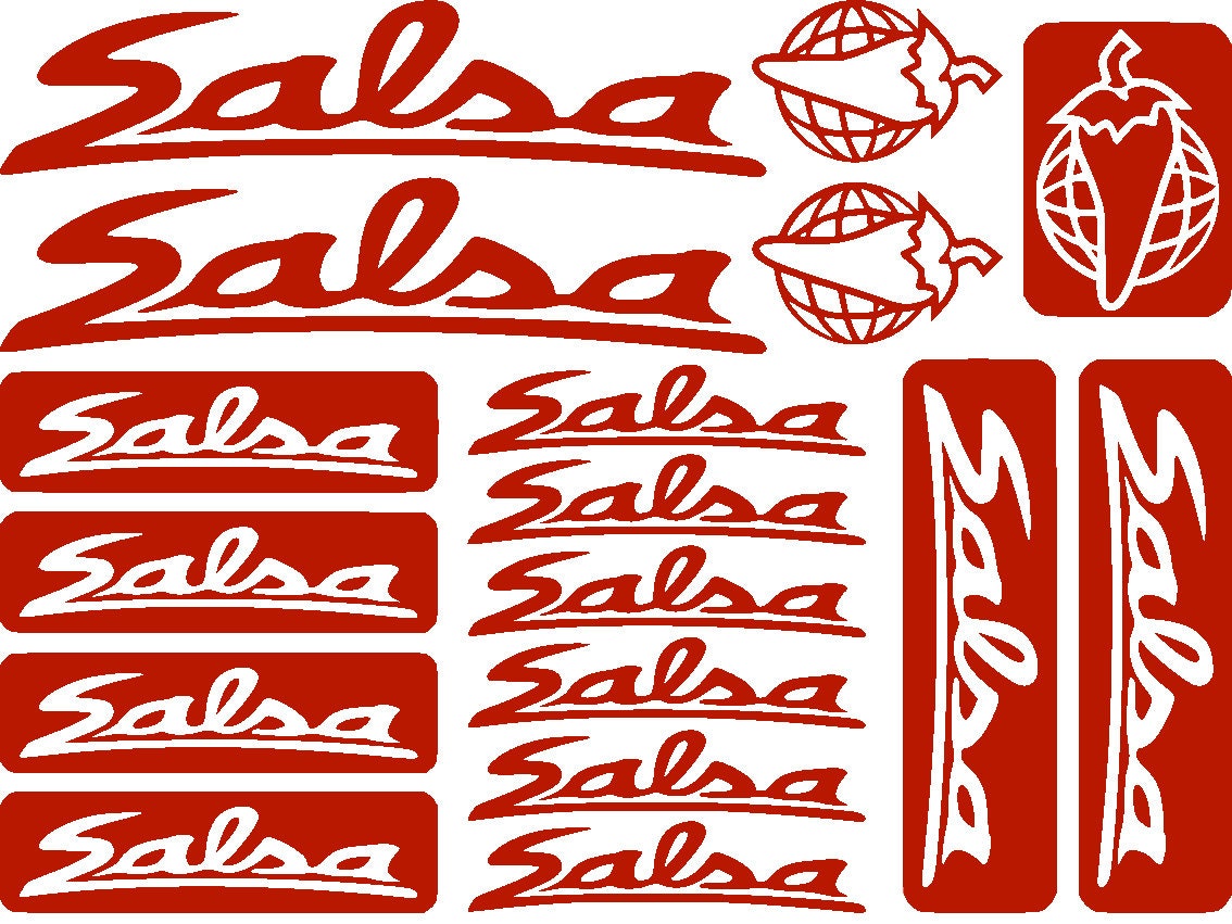 Salsa bike stickers cheap