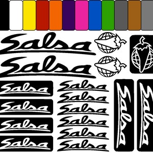 Bike Sticker 10pcs For Salsa Cycles Stickers Bike Biking MTB BDC