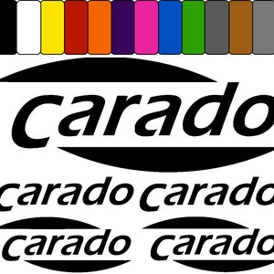 Carado motorhome car sticker set Satz Aufkleber Wohnmobil camper adesivo autocollant camping-car