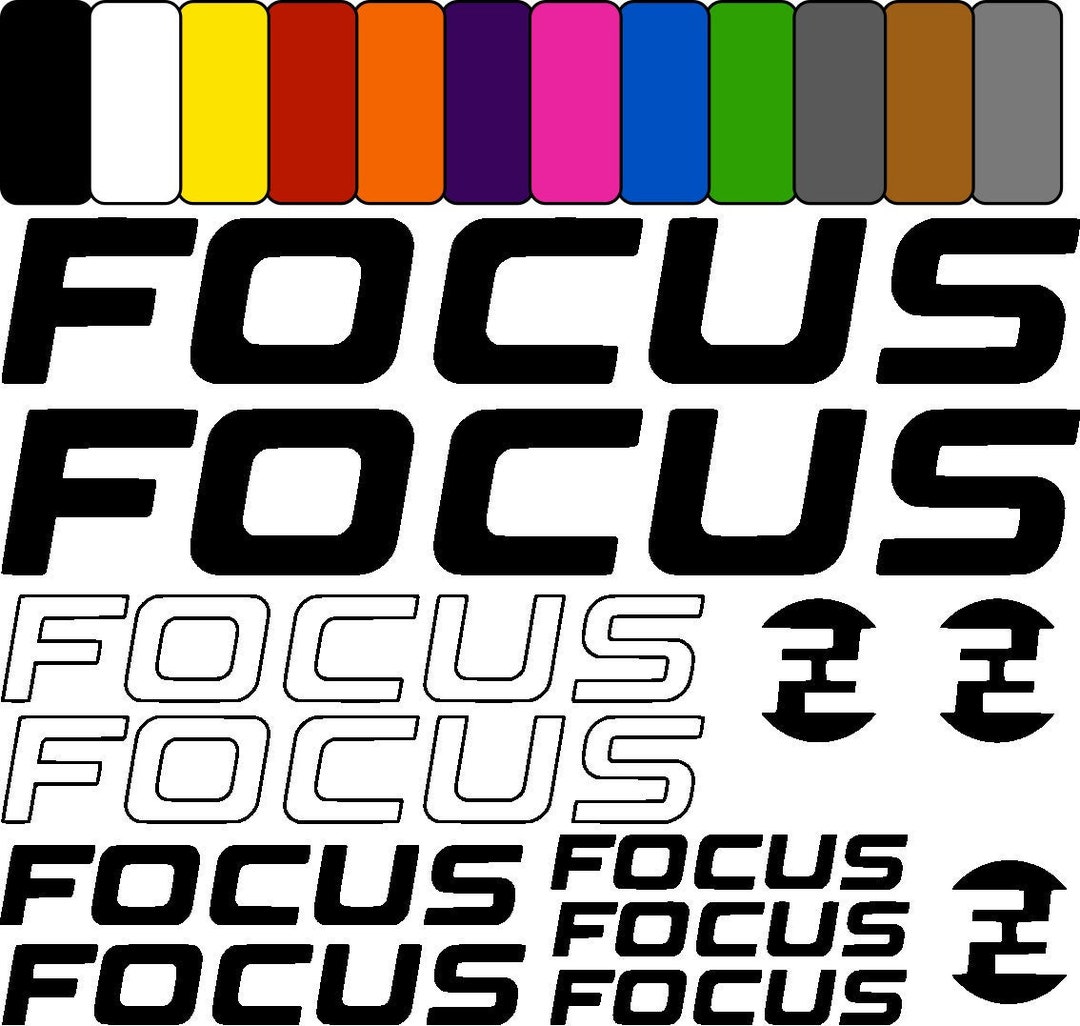Focus Bicycle Frame Sticker Set Satz Aufkleber Fahrrad Sport Mtb Tuning ...