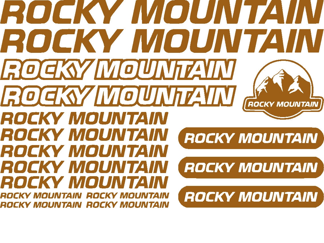 ROCKY MOUNTAIN Bicycle Frame Sticker Set Satz Aufkleber Fahrrad Sport Mtb Tuning Ensemble D autocollants De Cadre De Velo Reglage Stickers Etsy