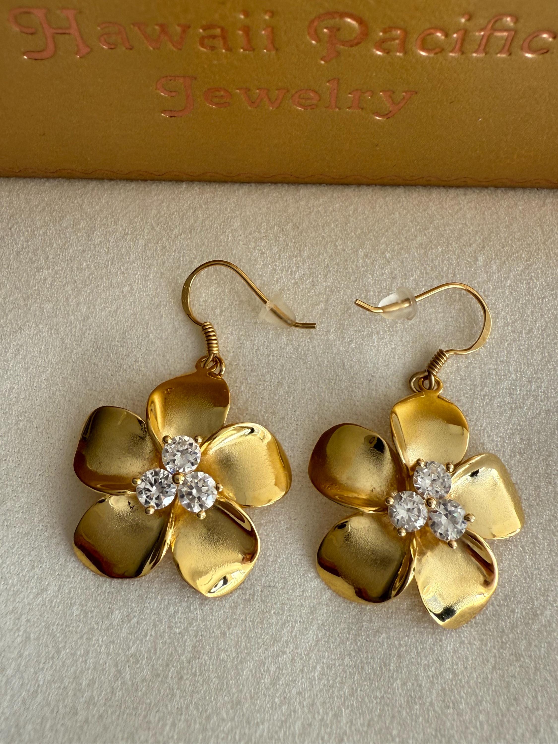 HPJ Handcrafted 25mm Hawaiian Plumeria Flower With Triple
