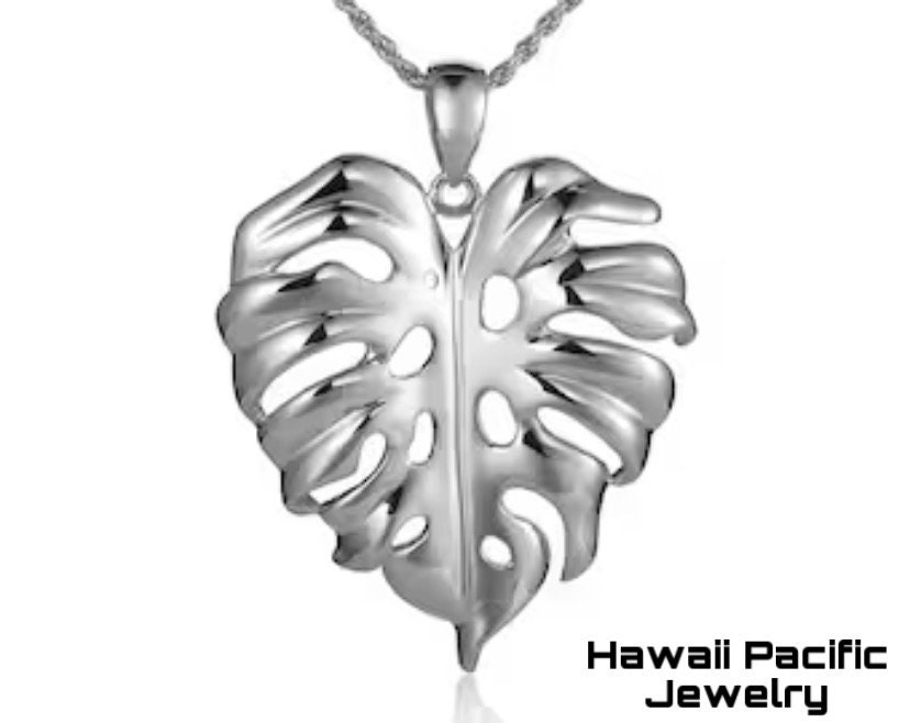 Hawaiian leaf necklace best sale