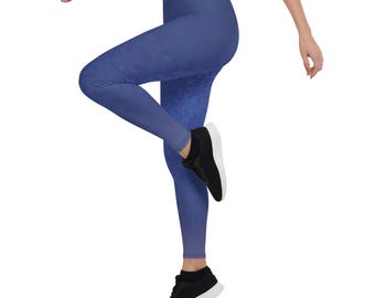 Leggings Aura Collection "Blue Steel " - original color, emotion and grace