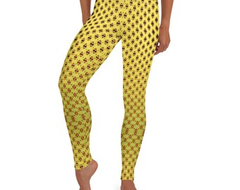 Leggings Aura Collection "Solar Flare" - original color, emotion and grace