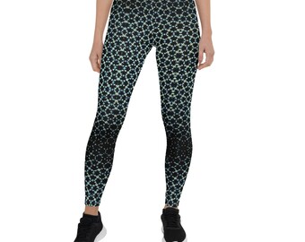 Leggings Aura Collection -  “ Star Net” original color, emotion and grace