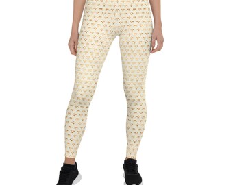 Leggings Aura Collection " Ancient Script" - original color, emotion and grace