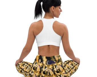 Yoga Leggings -Ethereal Collection -  "Abstract Energy ", original, color, emotion and grace ( Limited Version )