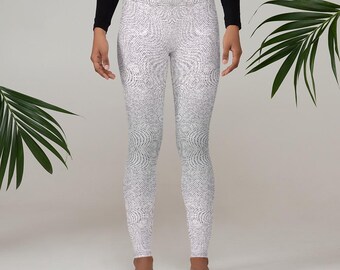 Leggings Aura Collection -  “ Screen Noise ” original color, emotion and grace
