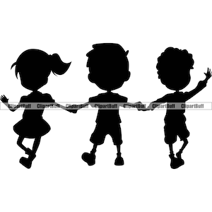 デイケア 子供 幼稚園教育 教師 保育園 子供 子供たちが手をつないで遊ぶ 楽しい プレイスクール ロゴ デザイン JPG PNG SVG カット ファイル