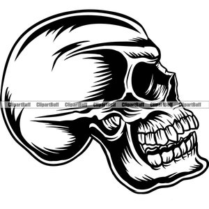 Danger evil skulls for tattoo or mascot design Stock Vector Image  Art   Alamy