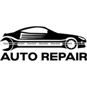 Mechanic Repairman Auto Auto Auto Teil LKW Arbeiter Motor Garage Service Fix Transport Business Male Logo Design JPG PNG SVG Cut