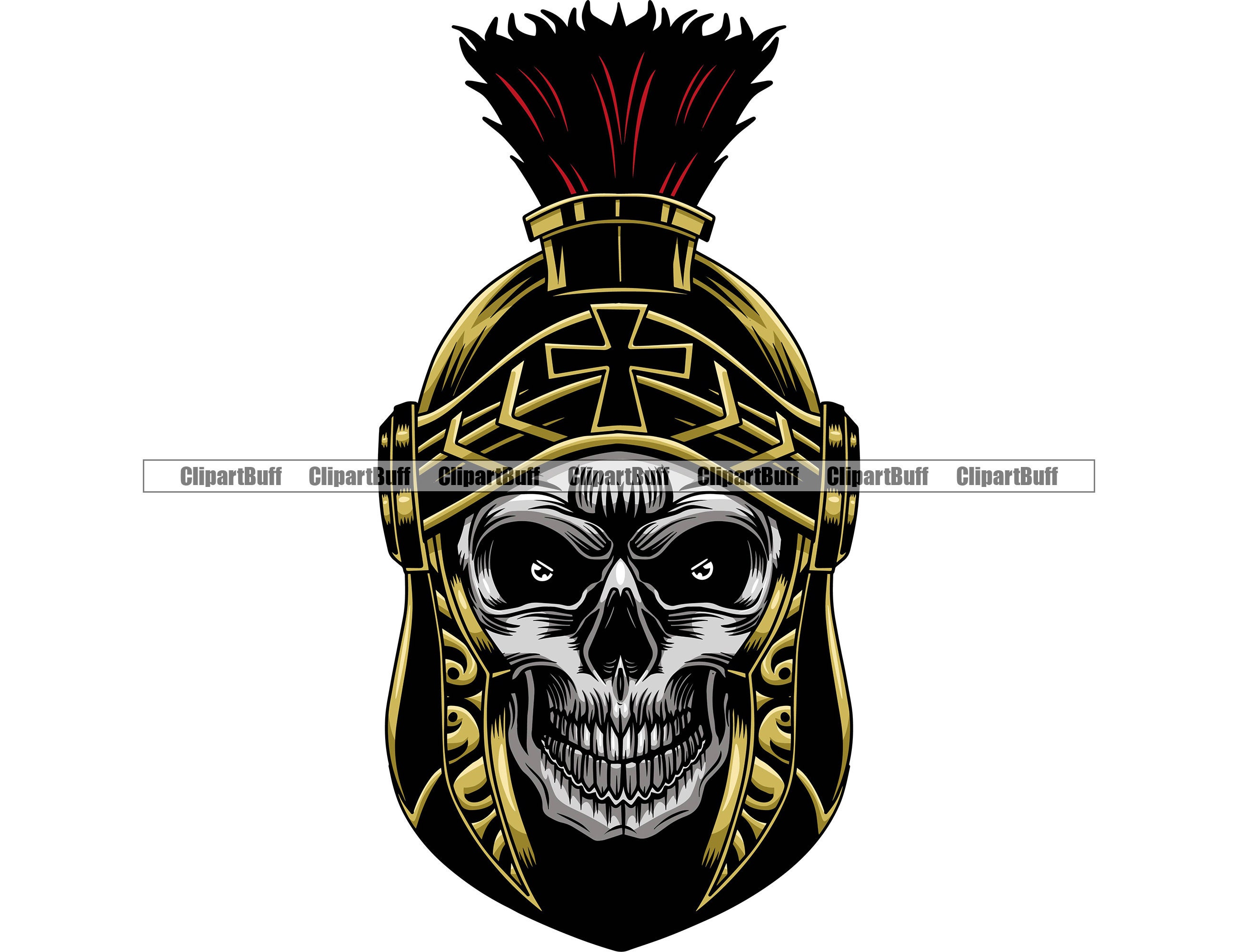 Spartan Warrior Skull Tee shirt design