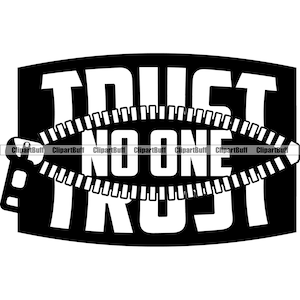 Trust No One Hustle Gangster Rich Cash Bag Character Trap Business Street Fashion Hip Hop Rap Hustling Art Design Quote JPG PNG SVG Cut