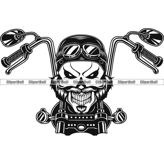 Handlebar Mustache Biker