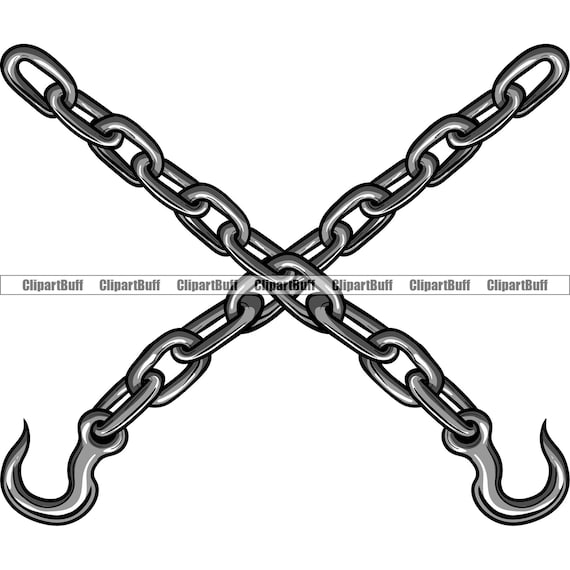 Tow Chain Hooks Transportation Transport Road Emergency Towing | Etsy