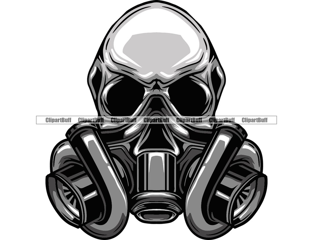 Engine With Mask Skull Turbo Engine Oxygen Mask Skeleton Head Biker Mechanic Garage Shop ...