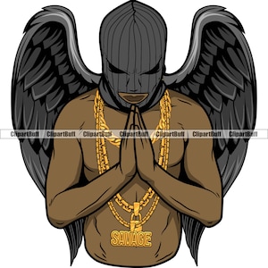 Gangster Hustle Man Ski Maske Gold Ketten beten reich Schläger Mafia Kriminalität Mob Boss Rap Gang Mitglied Art Hustling Tattoo Design PNG SVG geschnitten Datei