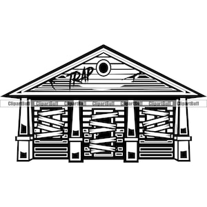 Trap House Abandoned Home Vernagelt Ghetto Arme Gangster Hustle Trapper Plug Geld Rap Hip Hop Art Hustling Tattoo Design JPG PNG SVG Cut