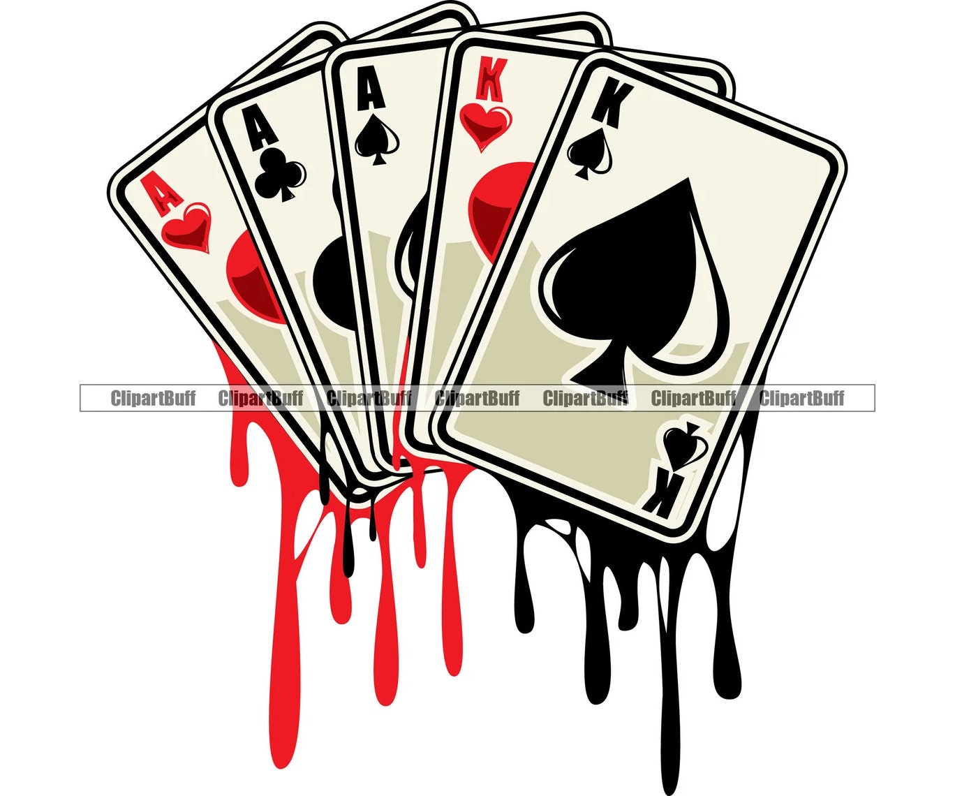 Quatre Cartes De Poker Aces Isolées. Carte à Jouer.