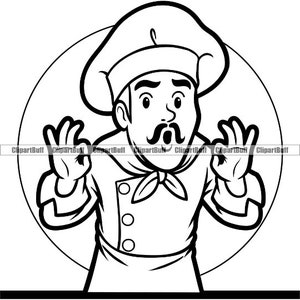 Chefkoch Italienische Küche Catered Party Service Bankett Restaurant Business Food Pizza Pizza Kochen Kunst Logo Design JPG PNG SVG Cut File