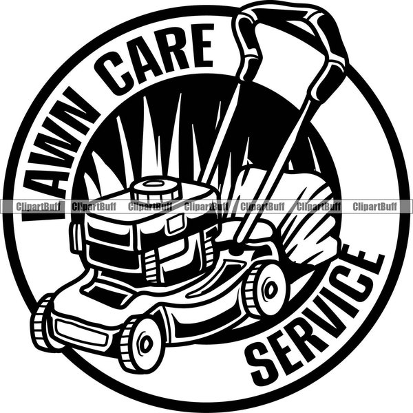 Lawn Care Lawncare Landscape Service Trim Grass Garden Tree Landscaping Yard Gardener Cut Mow Mowing Landscaper Logo Design JPG PNG SVG Cut