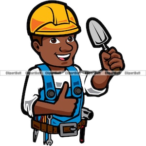 Mason Worker Masonry Construction Cement Brickwork Brick House Concrete Wall Bricklayer Block Trowel Art Logo Design JPG PNG SVG Cut File
