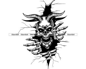 Danger skull with revolvers for tattoo design Stock Vector Image  Art   Alamy