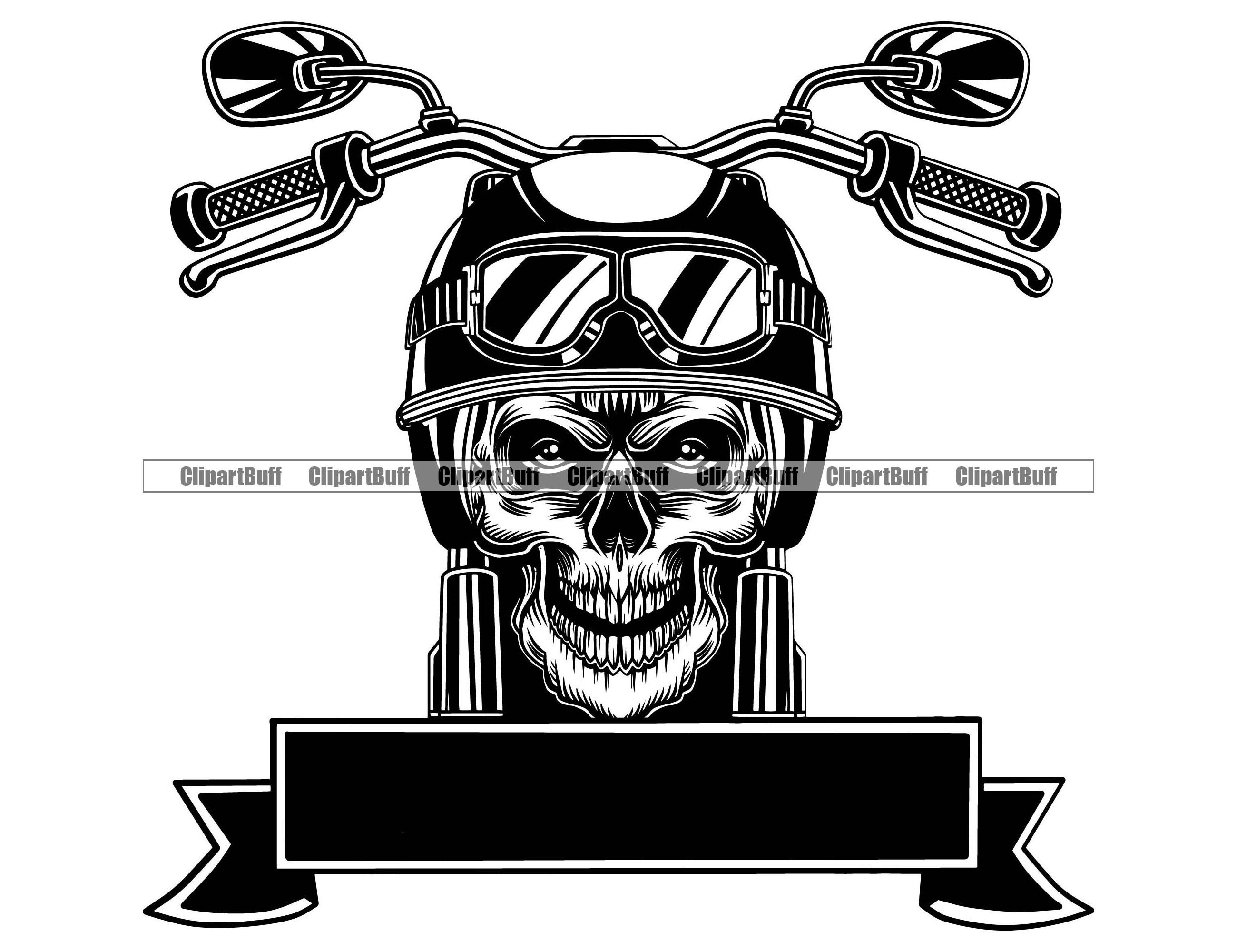 Totenkopf Aufkleber Klein 2x SKULL Aufkleber Oldschool – Totenkopf Sticker  Für Motorrad Tank \u0026 Karosserie | Custom Biker Design Custom Retro Sticker, image size:2600x2000