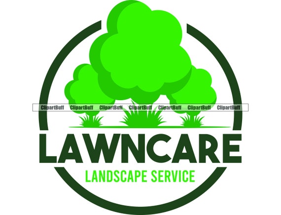 Lawncare Landscape Service Lawn Grass Garden Bushes Trees