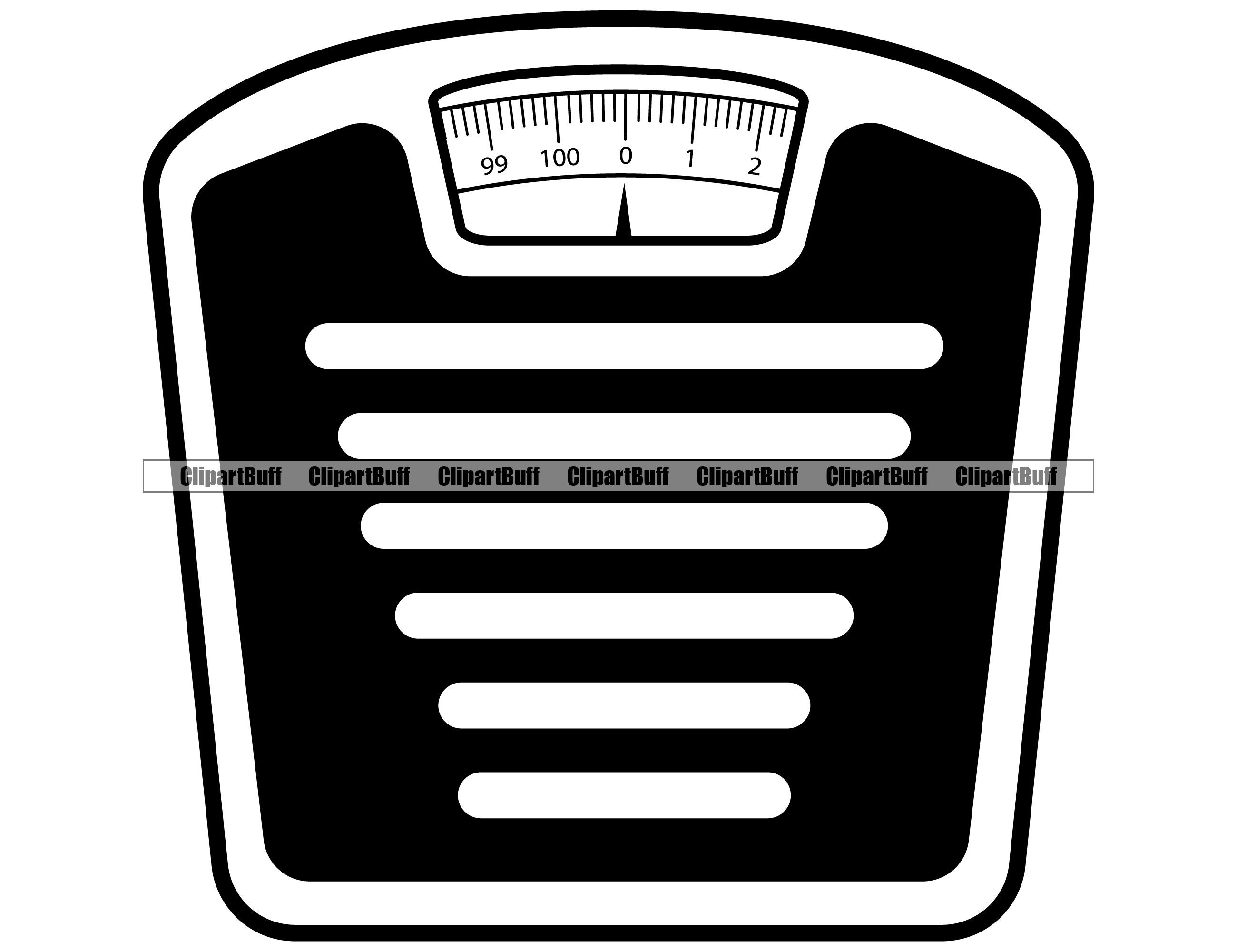 cutting weight weigh in day clipart