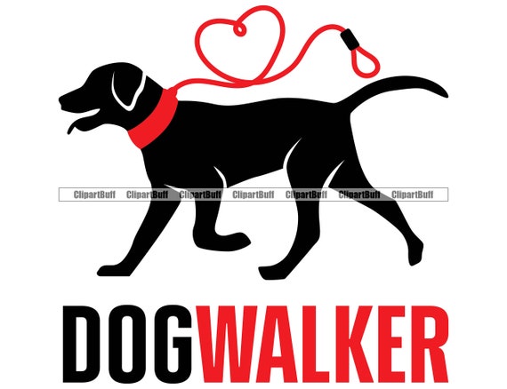 Dog Walker Heart Leash Walk Pet Sit Canine Sitter K9 Pup Puppy