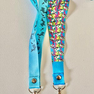 Hammerhead Shark & Puffer Fish Lanyard: Ocean Animal Pin Display