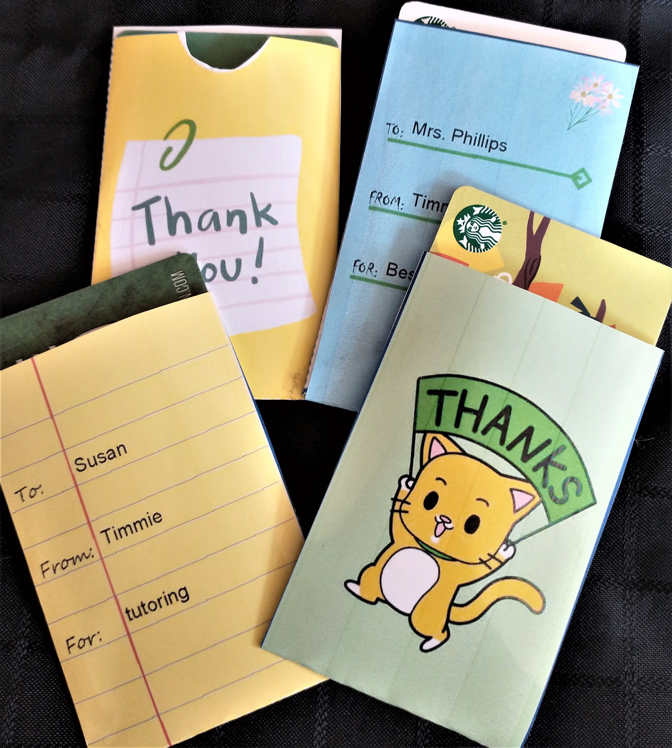 Gift Card Sleeve - Etsy