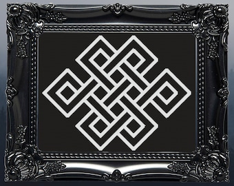 Karma Cross Stitch Pattern Digital | Goth | Gothic | Creepy Death | Witch | Witchcraft | Dark | Spooky Xstitch PDF