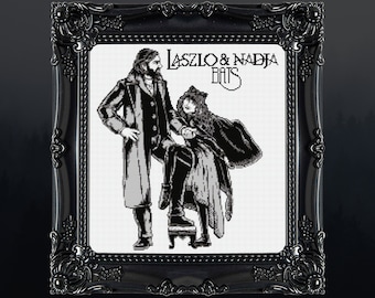 Laszlo & Nadja (Updated Version) Cross Stitch Pattern Digital | Gothic | Witchcraft | Spooky | WWDITS  Xstitch PDF, Modern