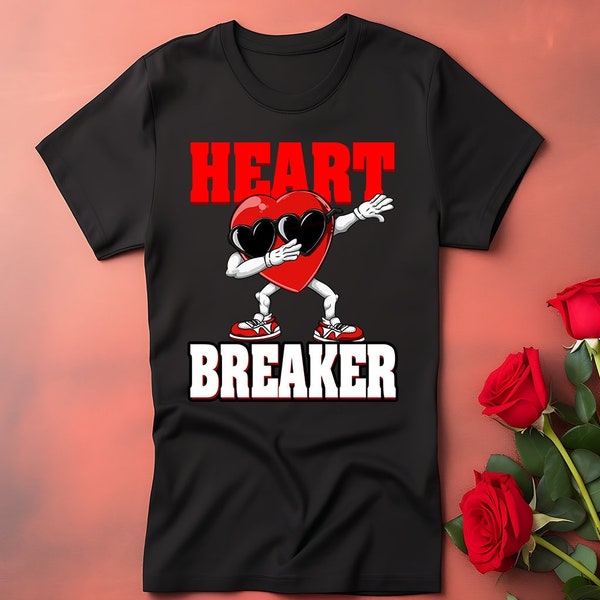 Heart Breaker Shirt, Valentines Day Sweatshirt, Dabbing Heart Shirt, Valentines Day Gift, Funny Valentines Shirt, Gift For Her