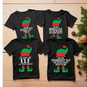 Elf Family Christmas Shirt, Custom Family Christmas Shirt, Matching Family Shirts, Personalized Elf Shirt, Matching Christmas