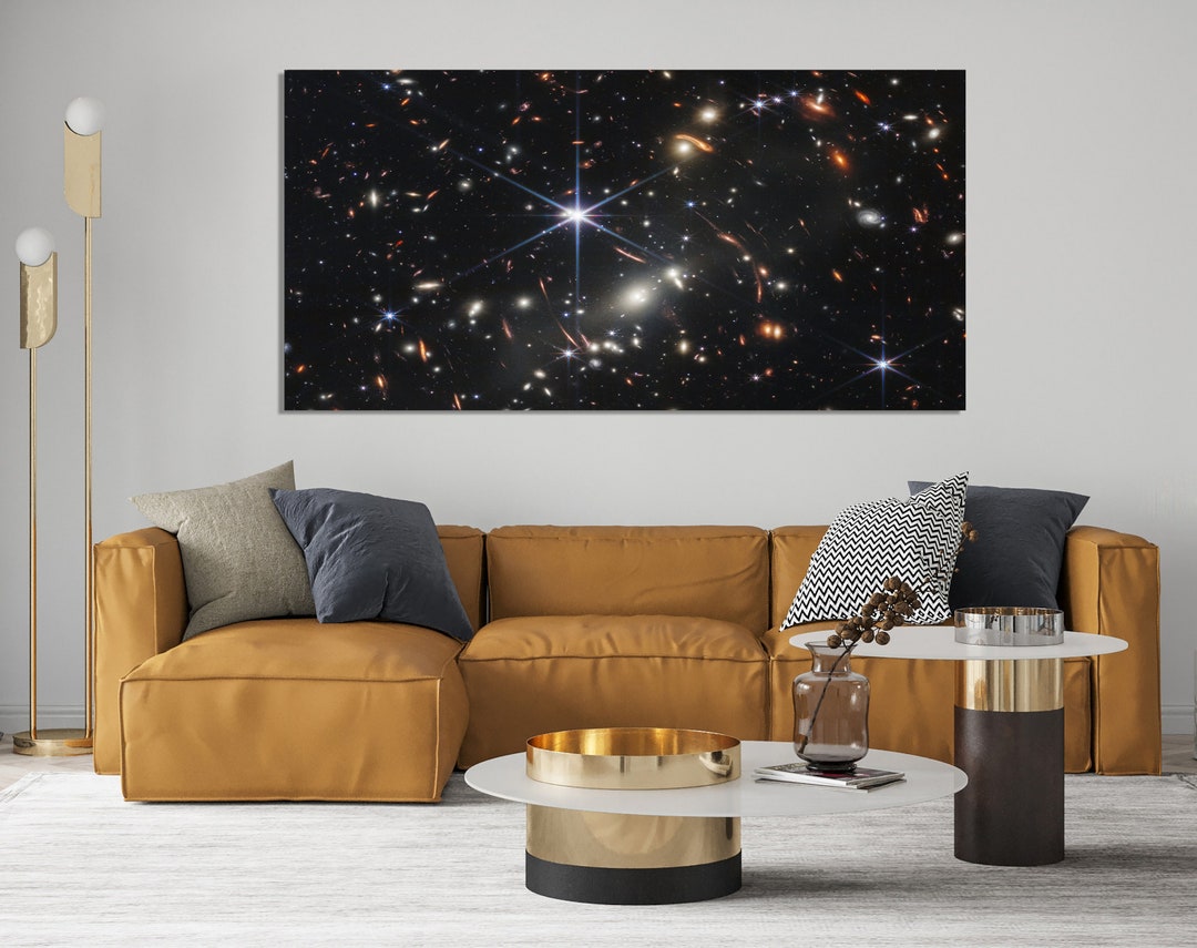 James Webb First Deep Field, Space Telescope Canvas Print , Nasa Dying ...