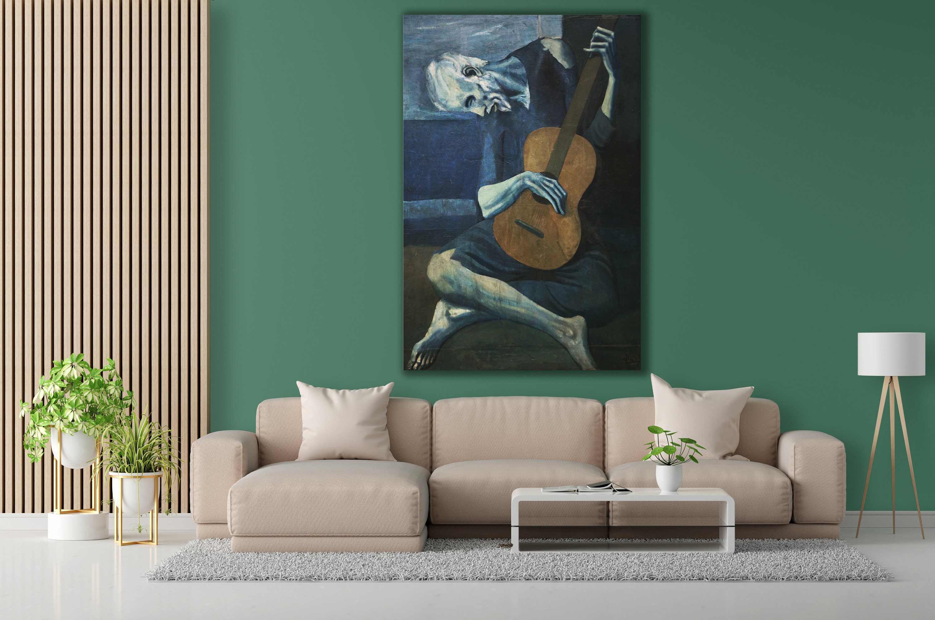 The Old Guitarist Pablo Picasso 1903, Picasso Classic Fine Art, the Old ...