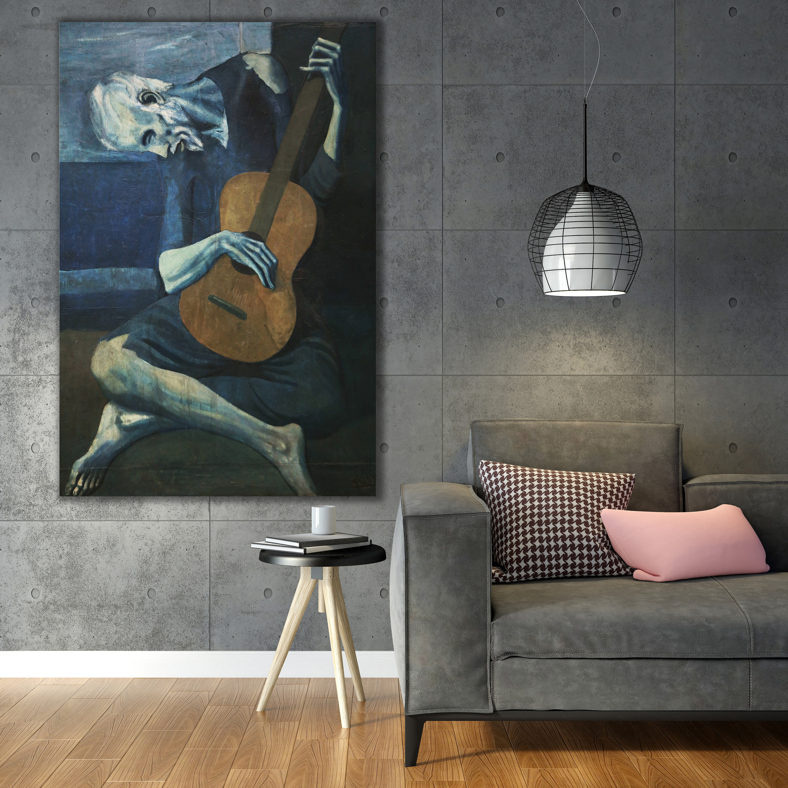 The Old Guitarist Pablo Picasso 1903, Picasso Classic Fine Art, the Old ...