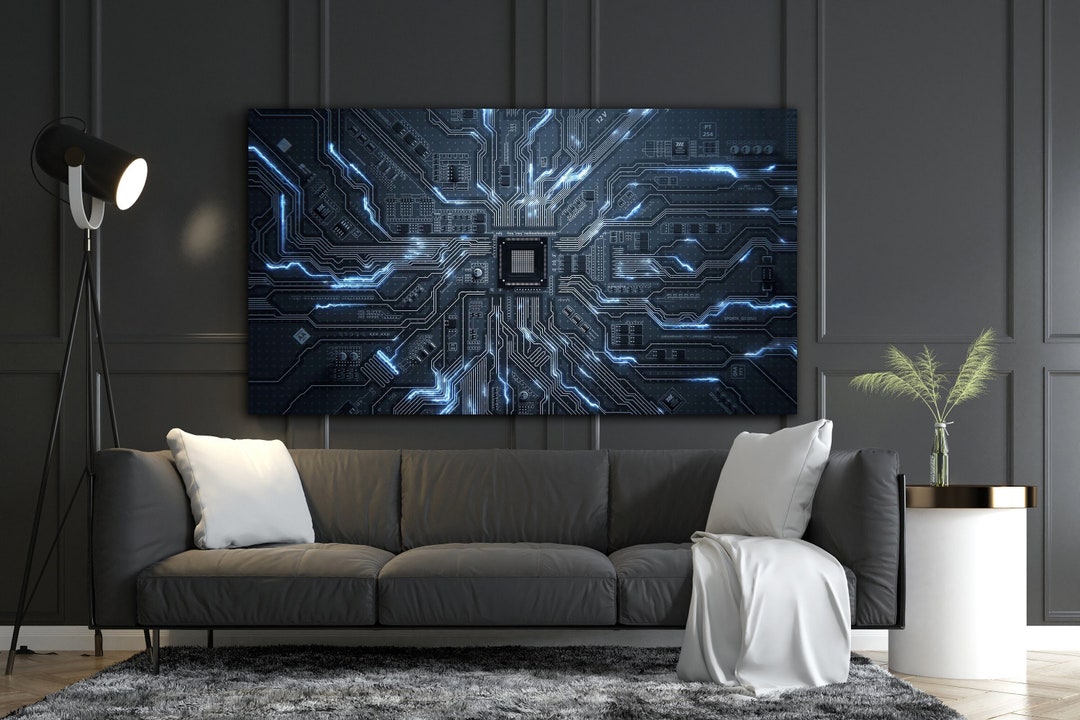 Computer Science Wall Decor Electronic Wall Art Extra Large Etsy