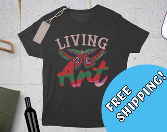 Living Art Shirt, Tattoo Shirt, Ink Tee, Tattoo Lover Shirt, Tattoo Graphic Tee, Tattoo Addict, Tatted Mom, Tatts, Tattoo Tee