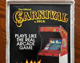 CARNIVAL ColecoVision Video Game Cartridge 1982 Sega