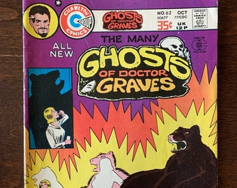 De vele GEESTEN van DOCTOR GRAVES #62 Charlton Comics 1977